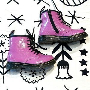 Pink glitter Dr. Marten’s toddler size 8 NWOT